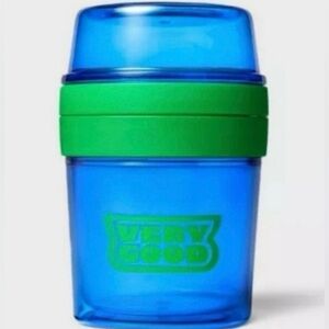 NEW!!! Tabitha Brown Snack Cup Food Storage Container With Utensil-18oz (NWT)